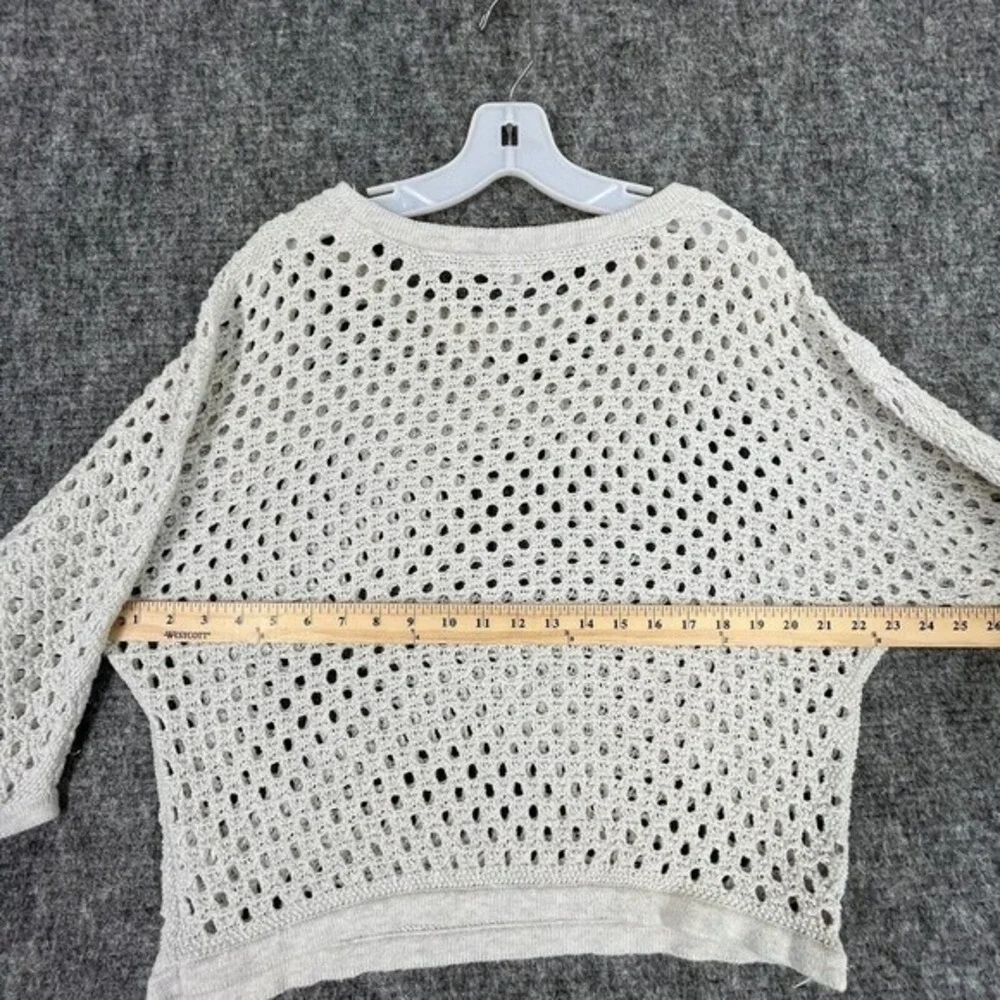 Cabi Womens Mesh Knit‎ Sweater XS boho coastalcore breezy essential chic layer